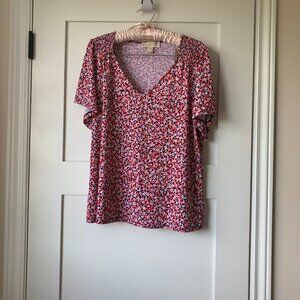 NWOT Michael Kors Floral Top